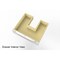 Castello Usa Nile 60" Wall Mounted White Vanity With White Top And Brushed Nickel Handles CB-MC-60W-BN-2053-WH - alternate 5